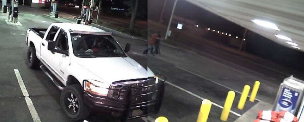 PHOTO: A surveillance camera at a store in Gainesville, Fla., captures what police described as an unprovoked attack on a Hispanic man cleaning the store's parking lot. Nov. 10, 2016.