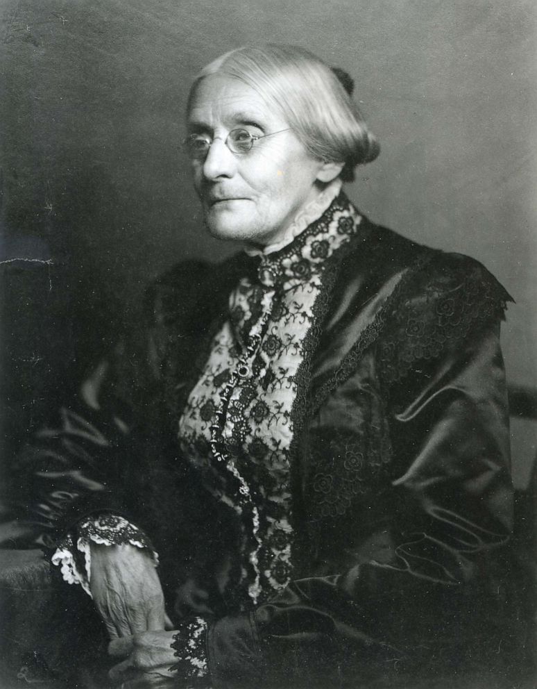 PHOTO: Women's Suffrage leader Susan B. Anthony, circa late nineteenth or early twentieth century.