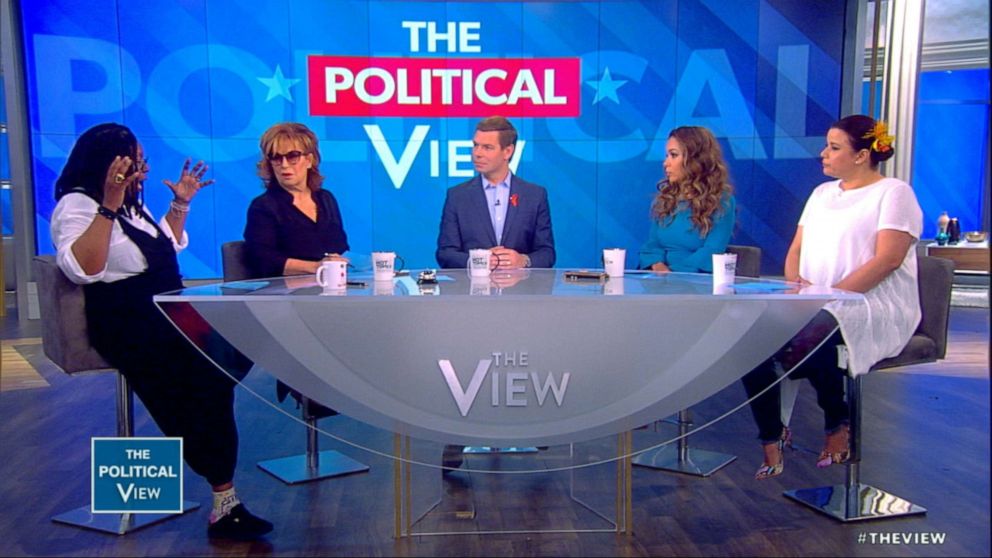 PHOTO: Democratic presidential candidate Rep. Eric Swalwell on "The View," June 4, 2019. 