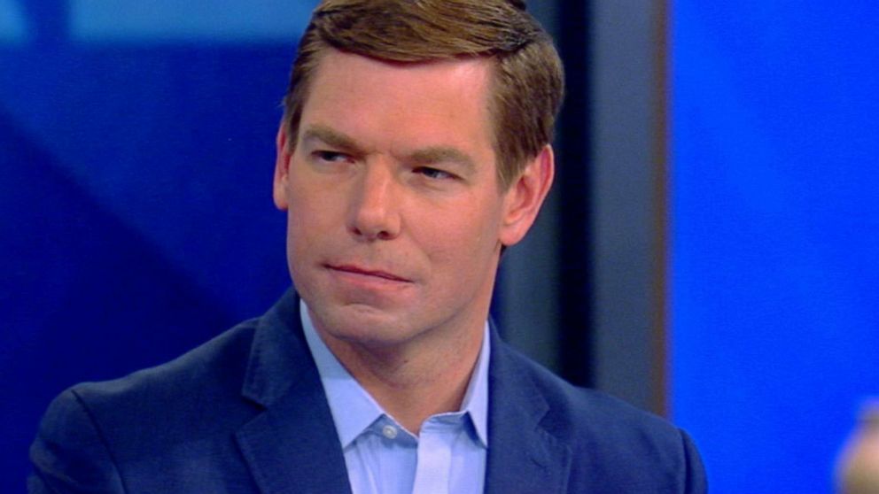 PHOTO: Democratic presidential candidate Rep. Eric Swalwell on "The View," June 4, 2019. 