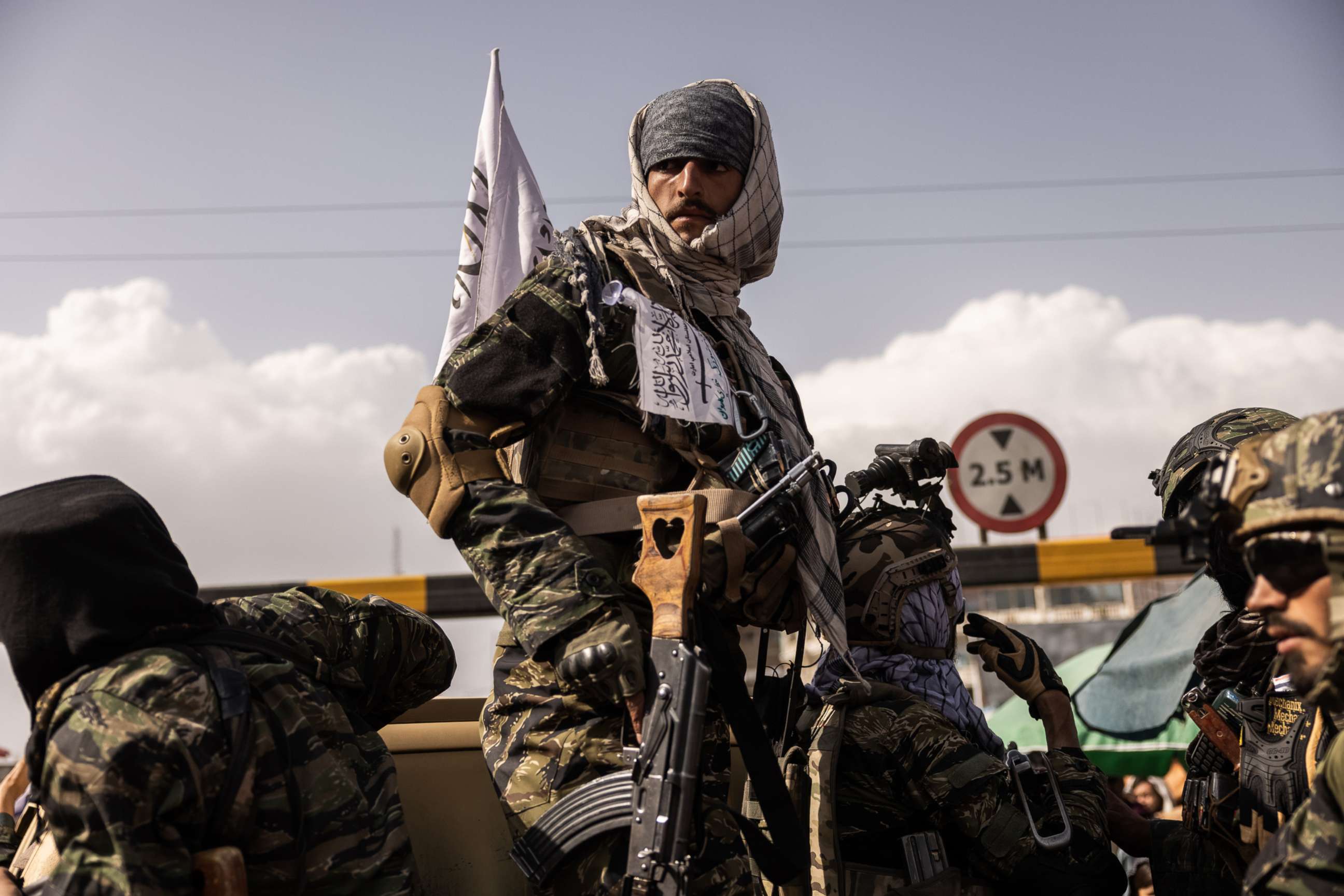 PHOTO: A Taliban elite unit patrols the streets of Kabul, Afghanistan on Aug. 20, 2021.