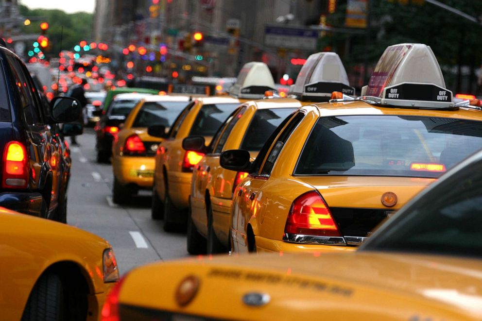 PHOTO: Taxi cabs in New York. 