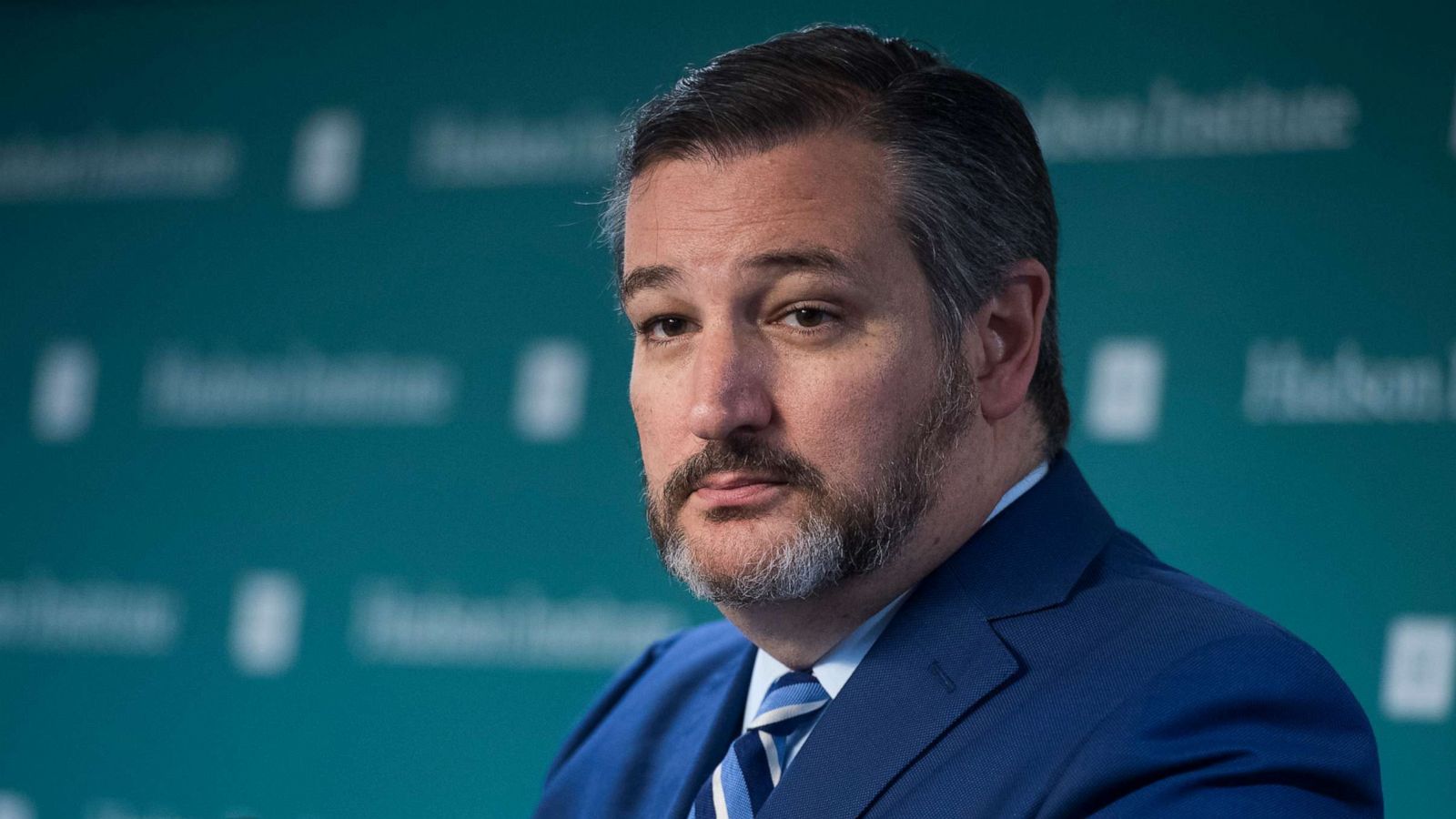 PHOTO: Sen. Ted Cruz speaks during a discussion titled Interventionism vs. Isolationism at the Hudson Institute in Washington, Sept. 3, 2019.