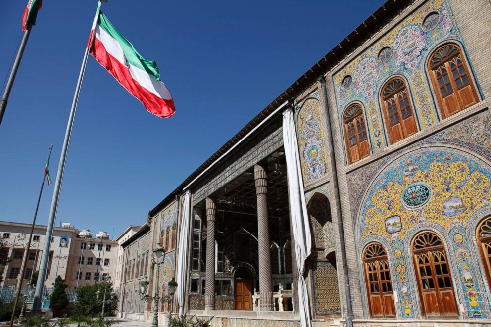  The Golestan Palace in Tehran, Iran.
					