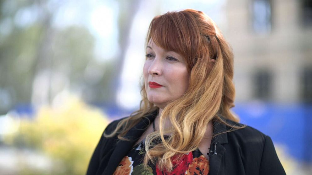 PHOTO: Tess Banko, a Marine veteran and survivor of military sexual trauma, is community director for the West Los Angeles Veterans Affairs campus residential development.
