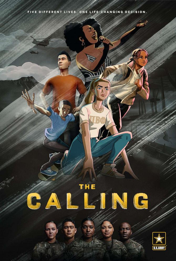 PHOTO: The Army's new "The Calling" recruiting campaign profiles five soldiers who tell their personal stories in animated vignettes to appeal to Generation Z.