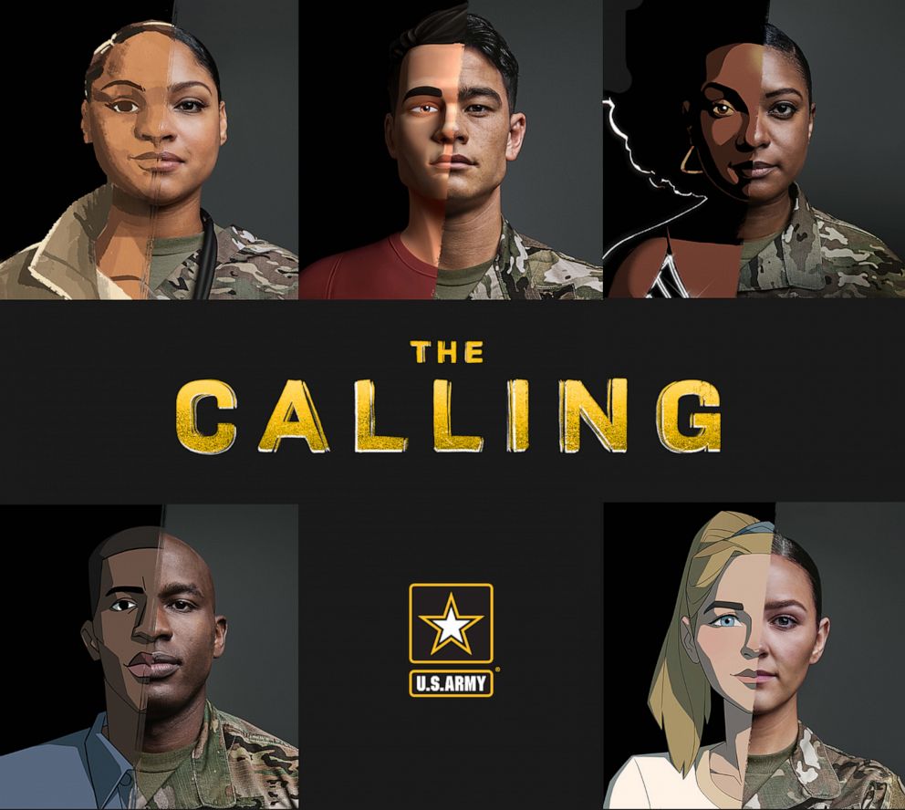 PHOTO: The Army's new "The Calling" recruiting campaign profiles five soldiers who tell their personal stories in animated vignettes to appeal to Generation Z.