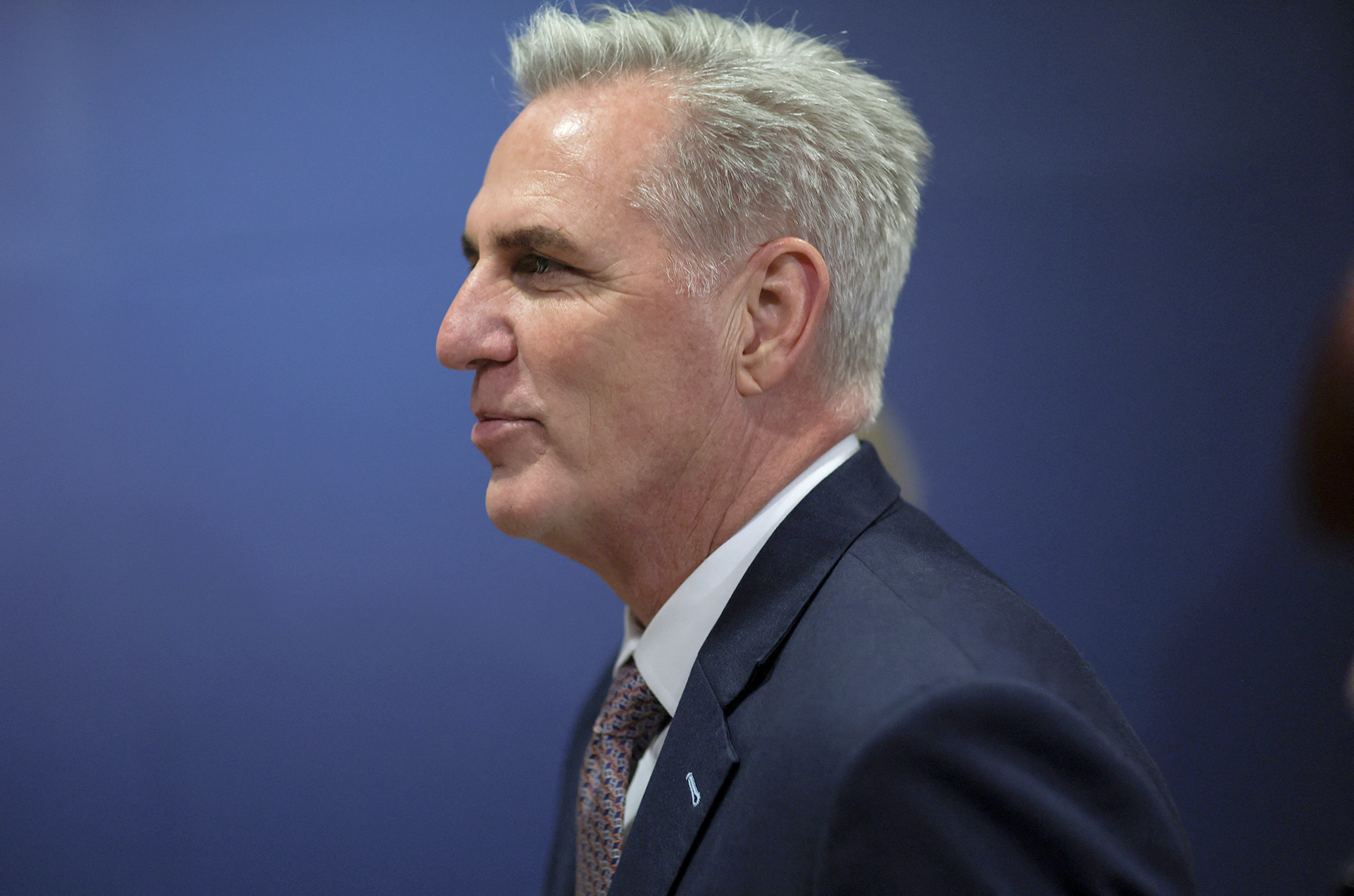 PHOTO: U.S. House Minority Leader Kevin McCarthy attends the House Republicans candidates forum at the U.S. Capitol in Washington, Nov. 14, 2022.