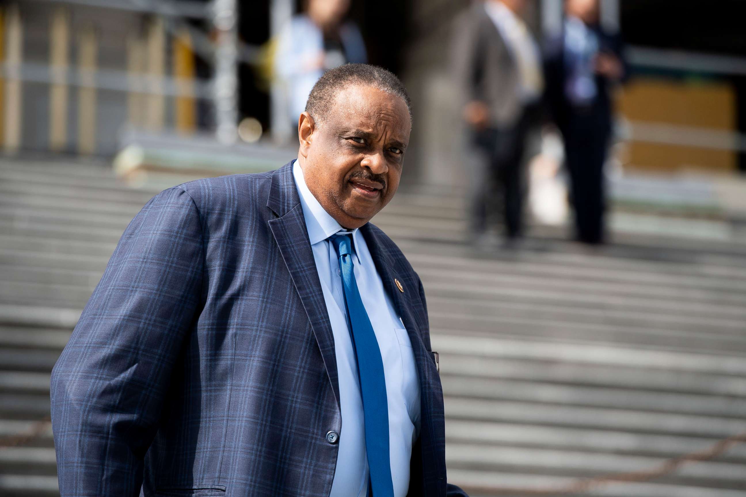 PHOTO: Rep. Al Lawson, D-Fla., walks down the House steps after the last votes of the week, Feb. 28, 2020. 