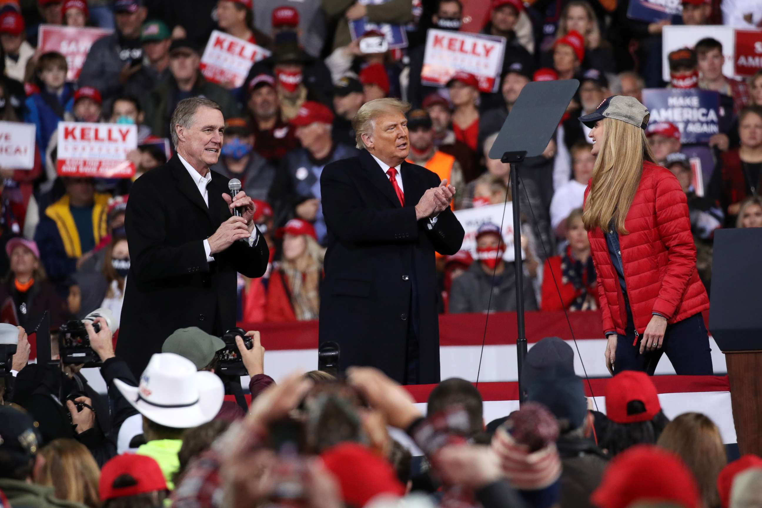 PHOTO: President Donald Trump attends a rally in support of Sen. David Perdue in Valdosta, Ga., Dec. 5, 2020. 