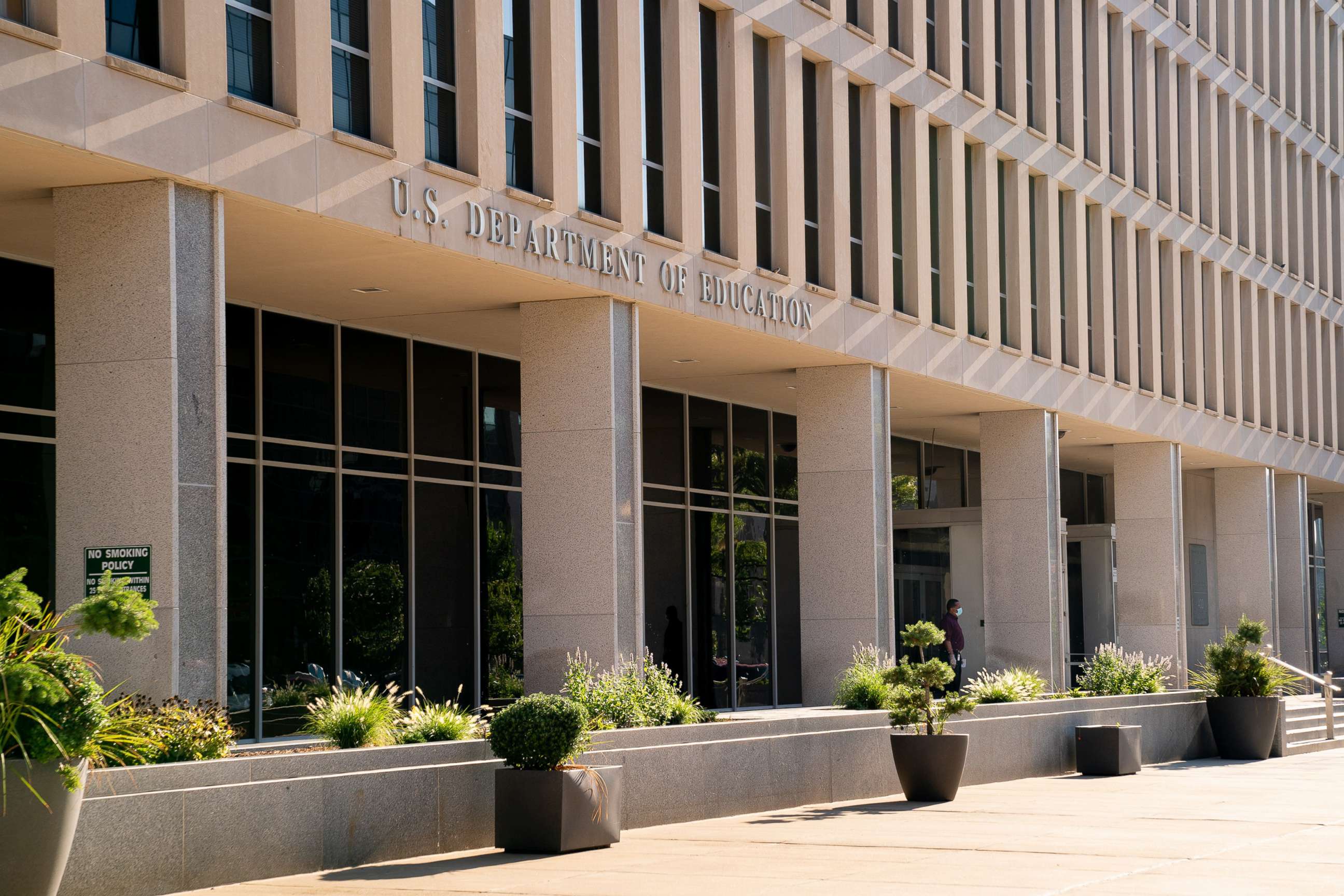 PHOTO: The U.S. Department of Education building stands in Washington, Aug. 18, 2020.