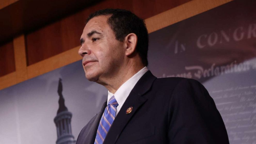 PHOTO: Rep. Henry Cuellar attends a news conference at the Capitol in Washington, July 30, 2021.