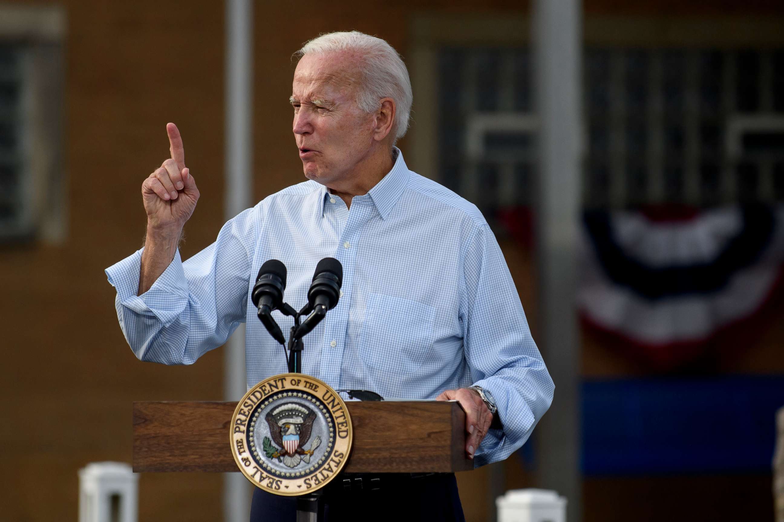 PHOTO: President Joe Biden gives a speech in Pittsburgh, Sept. 5, 2022.