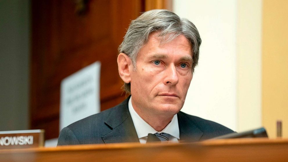 PHOTO: Rep. Tom Malinowski speaks during a House Foreign Affairs Committee hearing in Washington, Sept. 16, 2020.