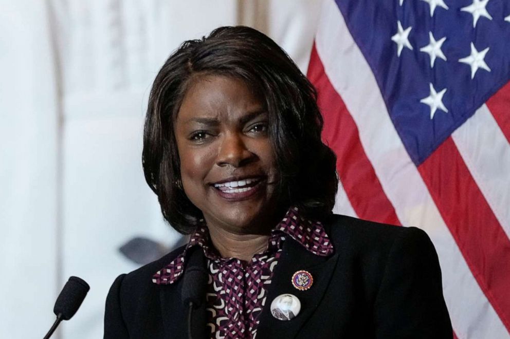 PHOTO: Congresswoman Val Demings speaks during a ceremony at the Capitol, July 13, 2022.