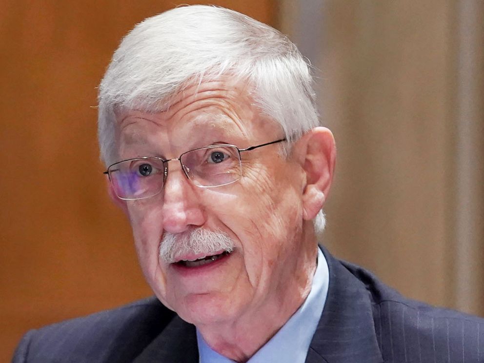 PHOTO: National Institutes of Health Director Dr. Francis Collins testify before a Senate Appropriations Subcommittee on Capitol Hill, May 26, 2021.
