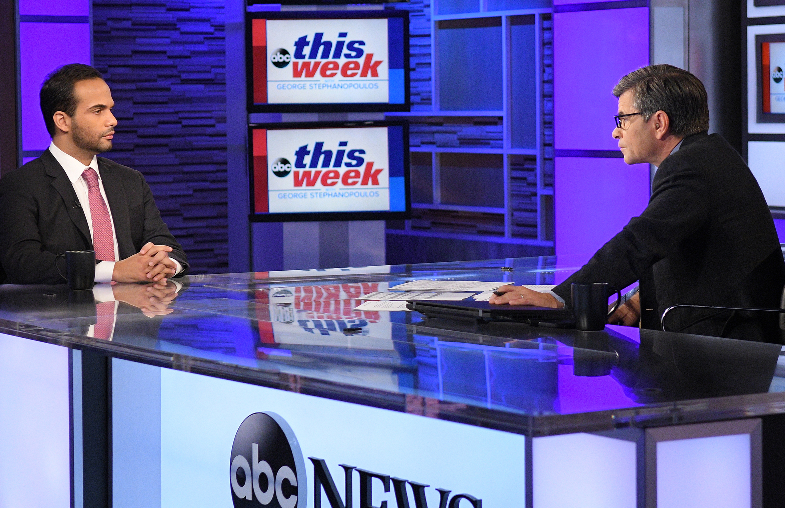 PHOTO: George Papadopoulos sat for an exclusive interview with ABC News Chief Anchor George Stephanopoulos on "This Week," Sept. 9, 2018.