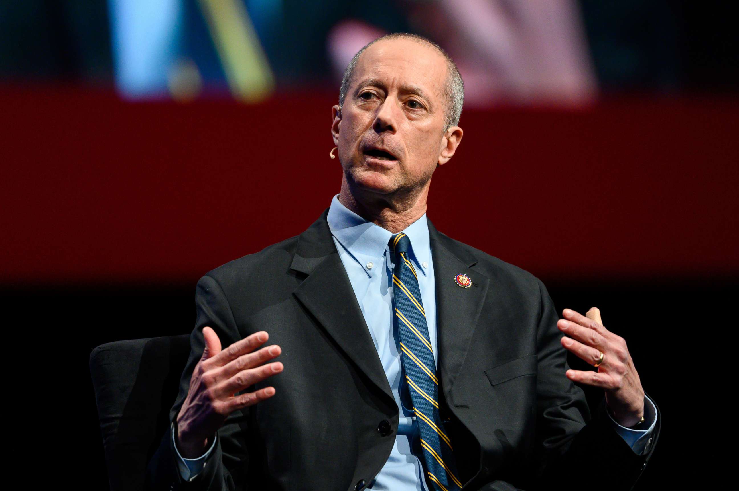 PHOTO: U.S. Representative Mac Thornberry (R-TX) seen speaking during the American Israel Public Affairs Committee (AIPAC) Policy Conference in Washington, DC.