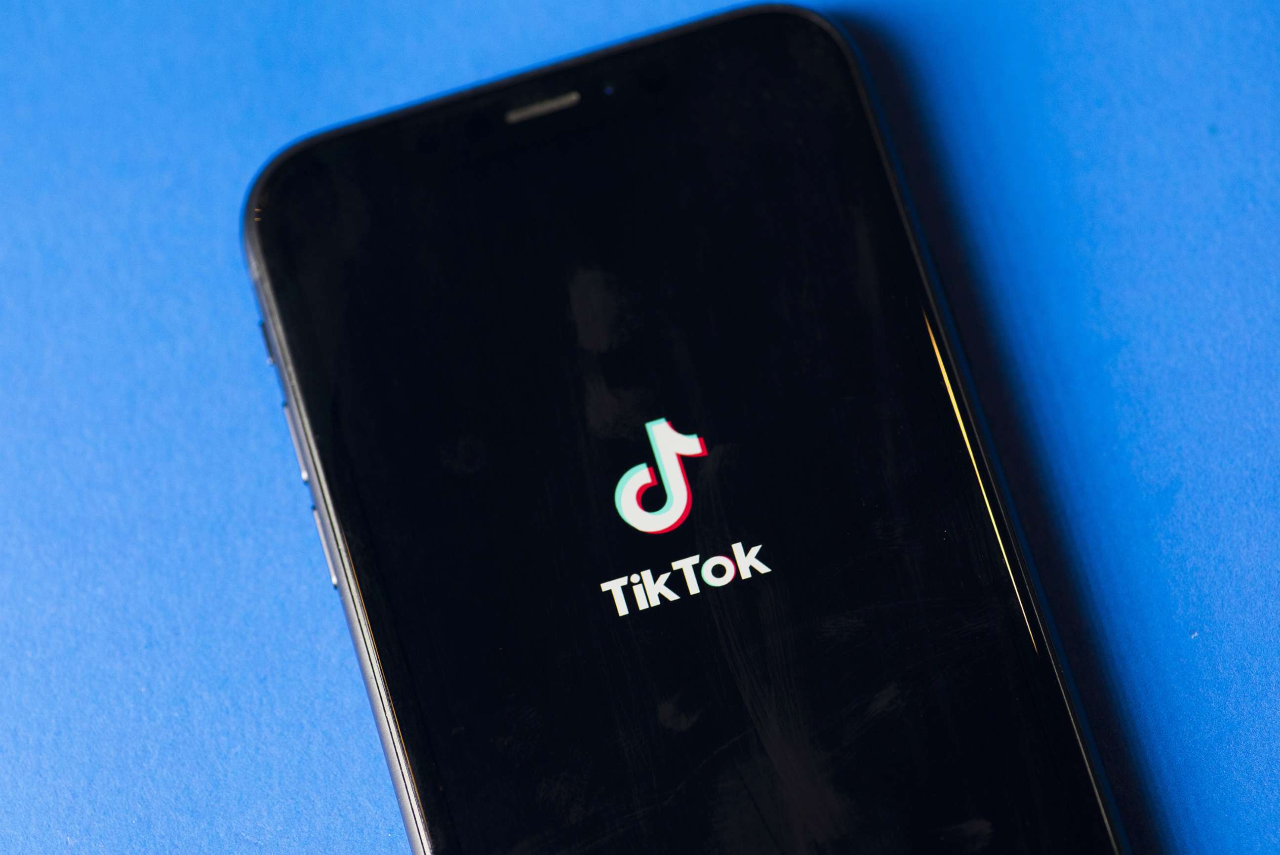 PHOTO: TikTok app is arranged for a photograph on a smartphone in Sydney, Sept. 14, 2020. 