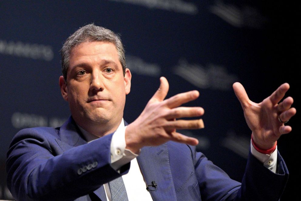 PHOTO: Rep. Tim Ryan speaks at the Heartland Forum held in Storm Lake, Iowa, March 30, 2019.