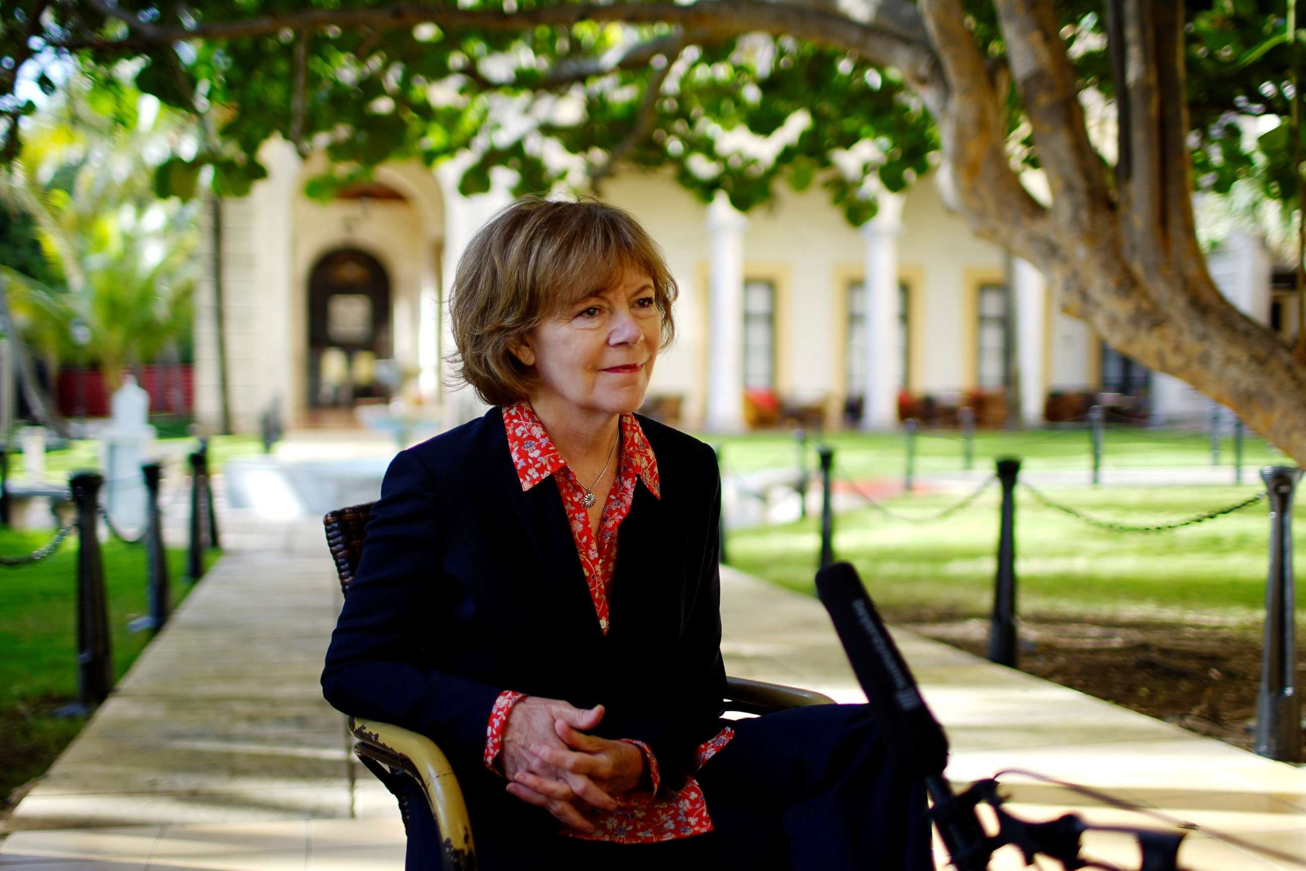 PHOTO: Minnesota Lieutenant Governor Tina Smith speaks during an interview at a hotel in Havana, Cuba, June 22, 2017.