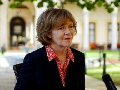 PHOTO: Minnesota Lieutenant Governor Tina Smith speaks during an interview at a hotel in Havana, Cuba, June 22, 2017.