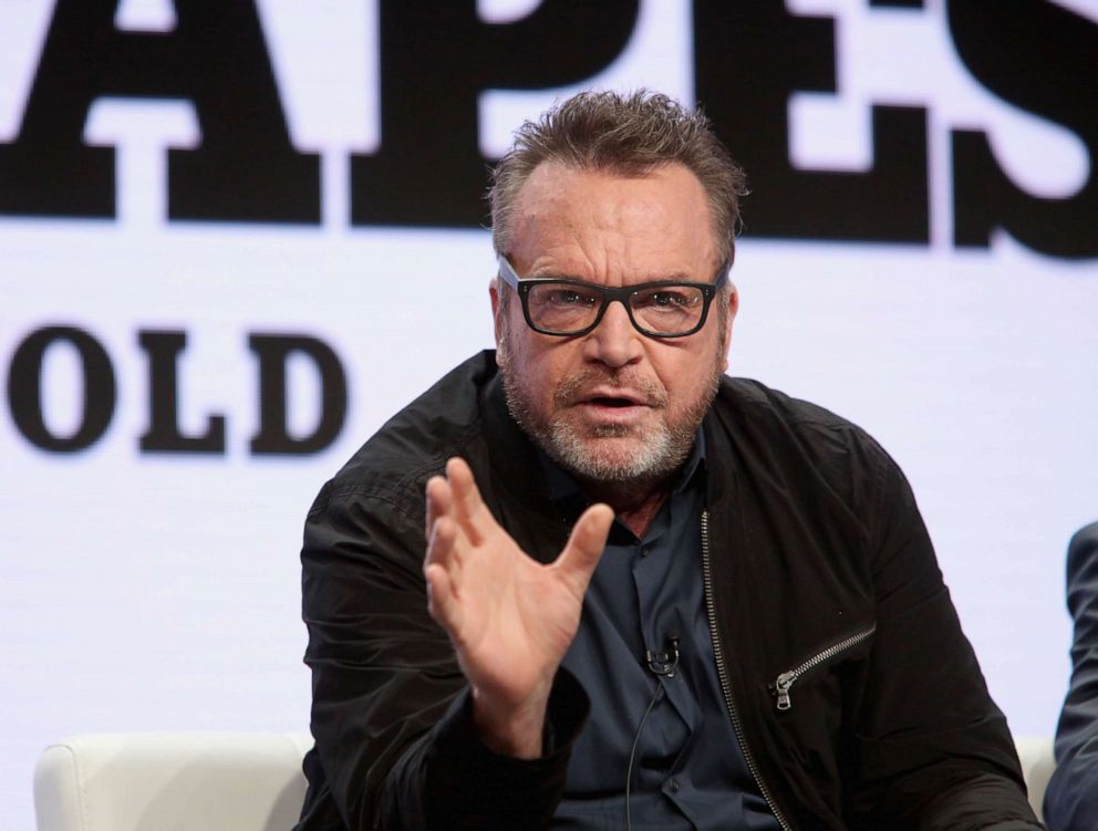 PHOTO: Tom Arnold discusses "The Hunt For The Trump Tapes" onstage during The 2018 Summer Television Critics Association Press Tour on July 26, 2018, in Los Angeles.