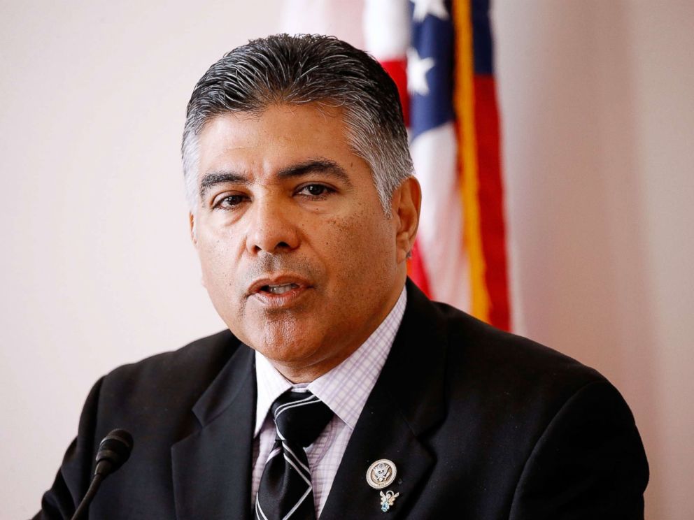 PHOTO: Rep. Tony Cardenas speaks at the Media Solutions Summit at the Russell Senate Office Building, April 27, 2017, in Washington, D.C.
