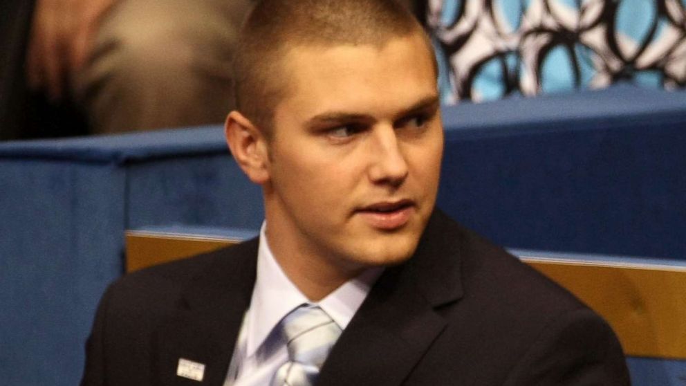 Track Palin on day three of the Republican National Convention (RNC) at the Xcel Energy Center, Sept. 3, 2008, in St. Paul, Minn. 