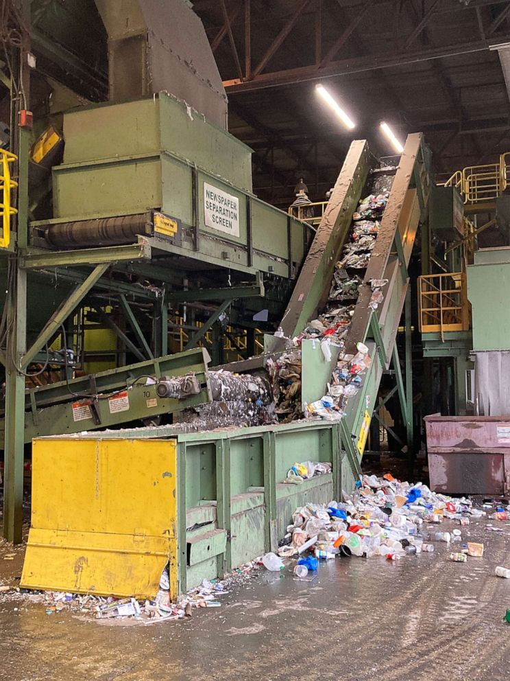 PHOTO: Americans recycle roughly 30% of all the solid waste they produce, according to the Environmental Protection Agency. That's up from just 7% in 1960.
