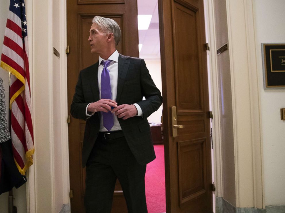 PHOTO: Rep. Trey Gowdy, R-S.C., chairman of the House Oversight Committee, on Capitol Hill, Jan. 18, 2018, in Washington.
