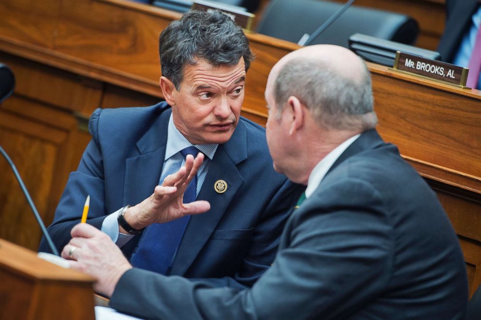 PHOTO: Reps. Dave Trott, R-Mich. speaks during a House Foreign Affairs Committee markup in Rayburn Building, Jan. 7, 2016.