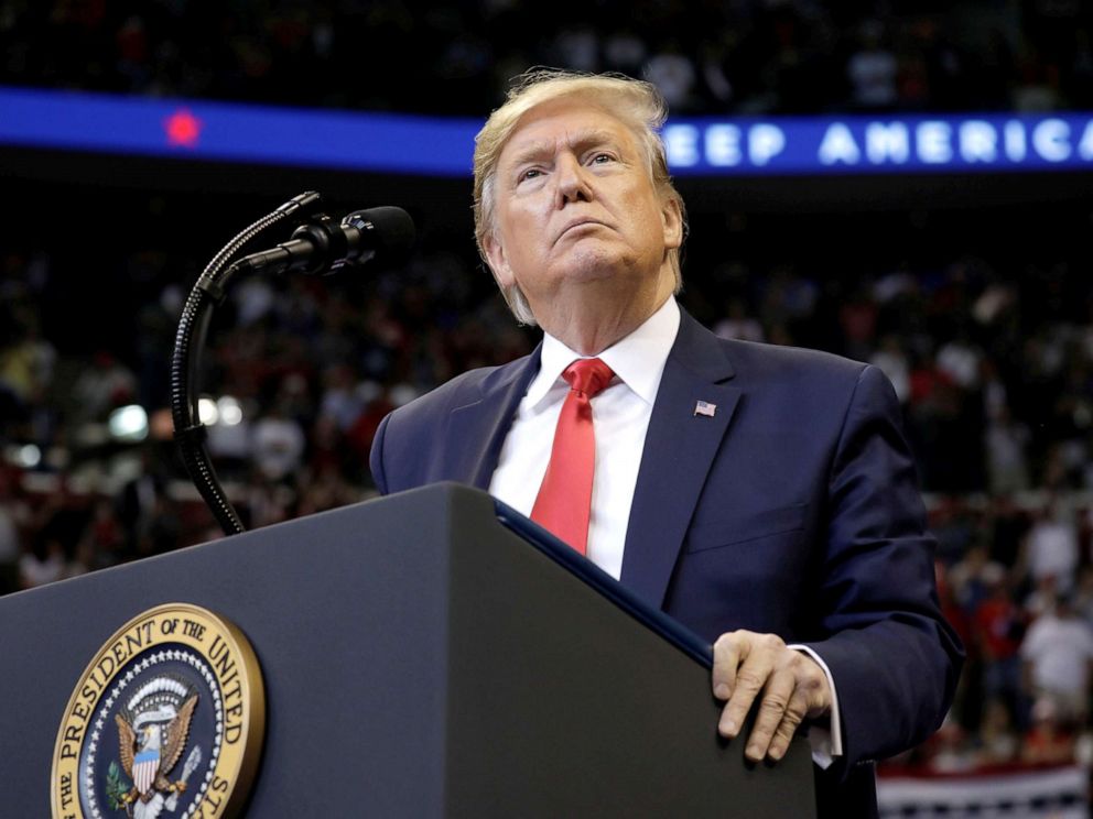 PHOTO:President Donald Trump holds a campaign rally in Sunrise, Fla., Nov. 26, 2019.