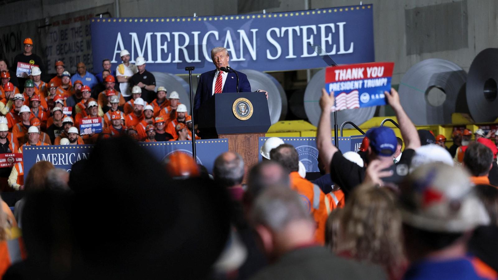 Trump touts US Steel-Nippon deal, but offers few details about merger he once opposed