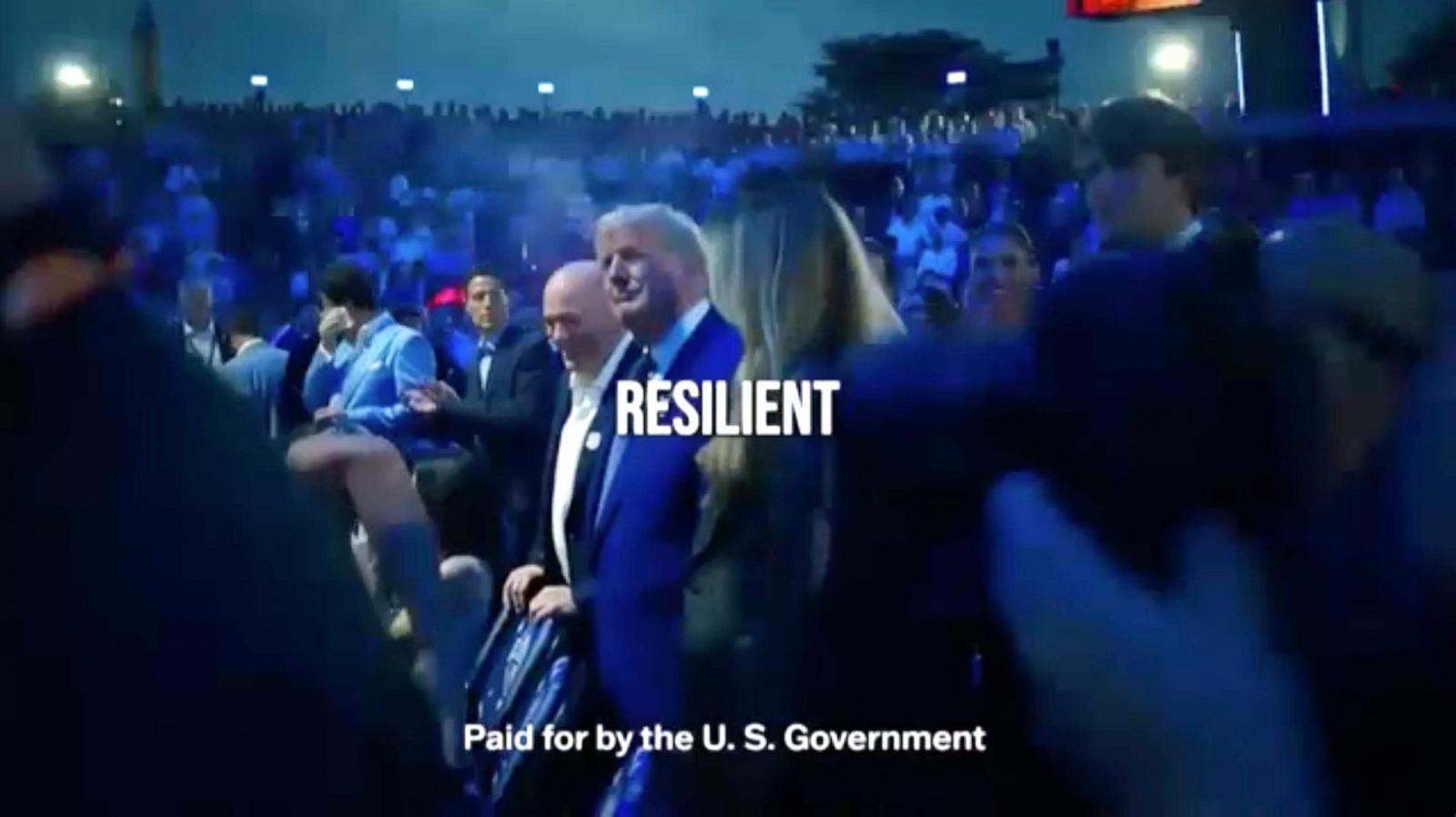 Is the Trump administration's campaign-style ad on Fox News taxpayer-funded?