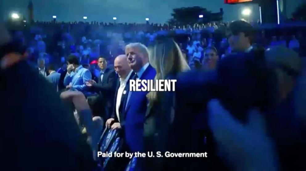 Taxpayer-funded ad promotes Trump record