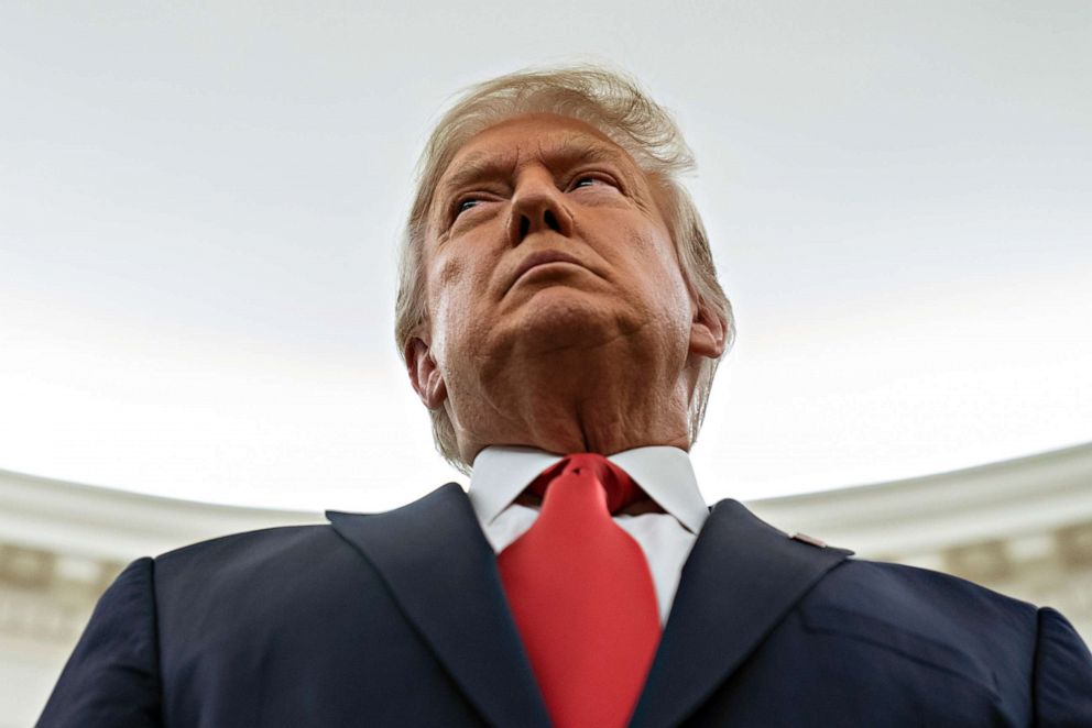 PHOTO: President Donald Trump in the Oval Office of the White, Dec. 3, 2020, in Washington.