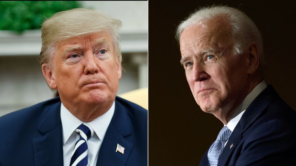 President Donald Trump and former Vice President Joe Biden.