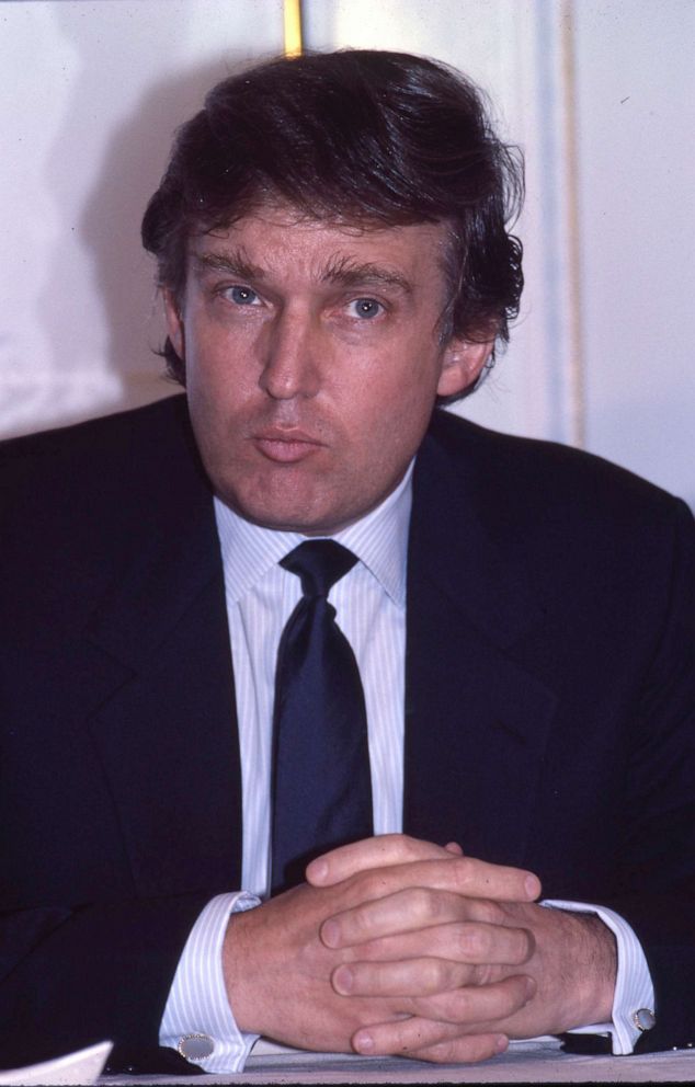 PHOTO: Donald Trump at a press conference to mark the launch of his Trump Shuttle airline on June 8, 1989, at the Plaza Hotel in New York.X