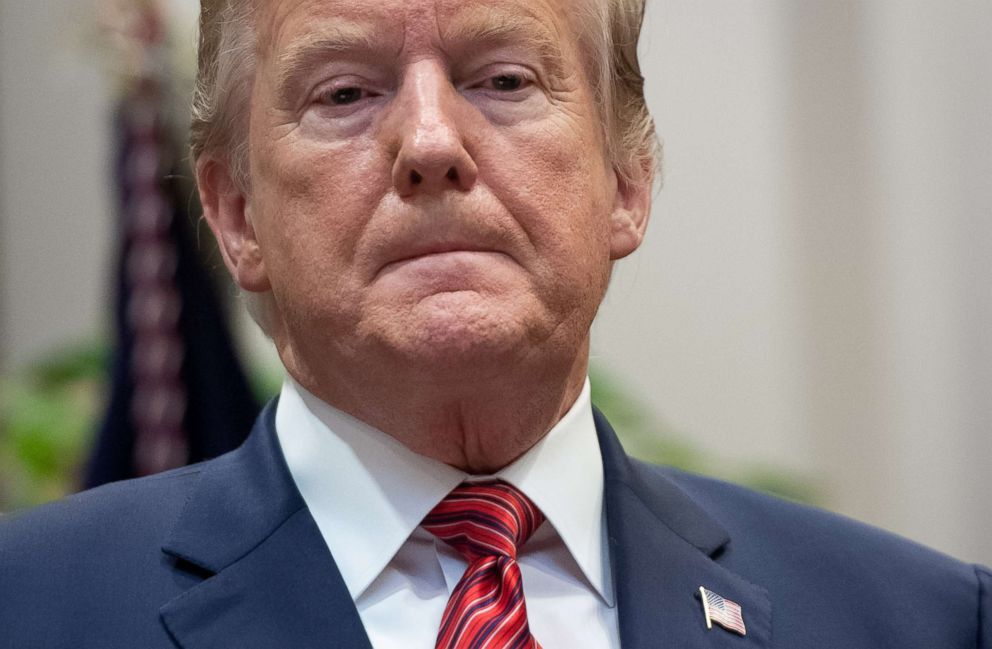 PHOTO: President Donald Trump speaks at an event in the Roosevelt Room of the White House, March 5, 2019.