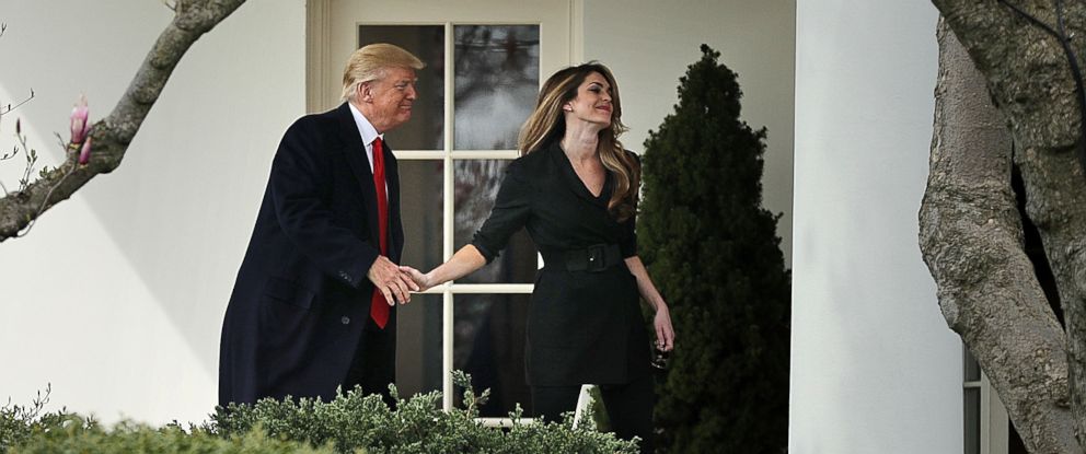 Image result for photos of donald trump and hope hicks