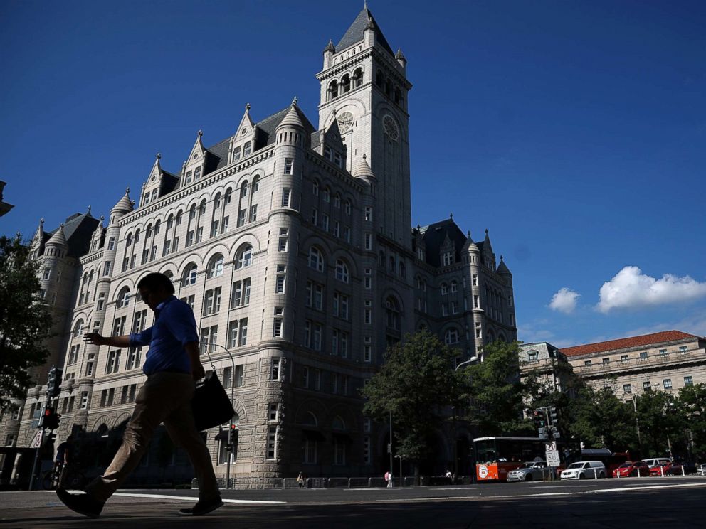 PHOTO: The Trump International Hotel is shown on Aug. 10, 2017 in Washington.