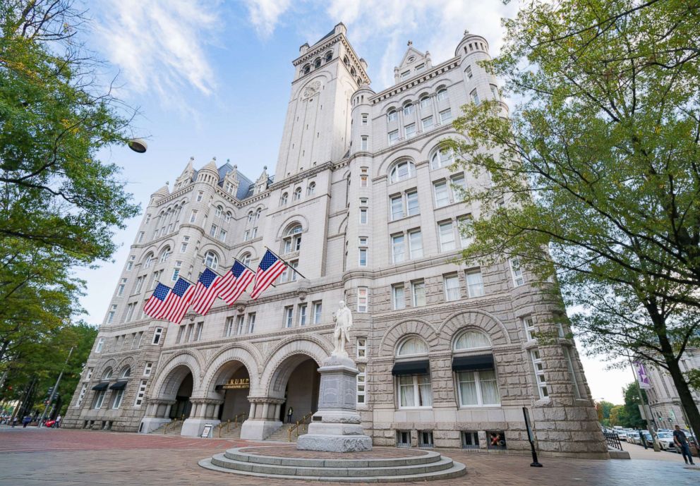 PHOTO: General view of the Trump International Hotel Washington, D.C. at the Old Post Office, Oct. 31, 2016, in Washington.
