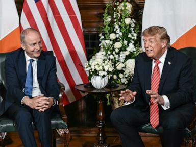 Irish leaders react after Trump says he'd 'love' to see a unified Ireland