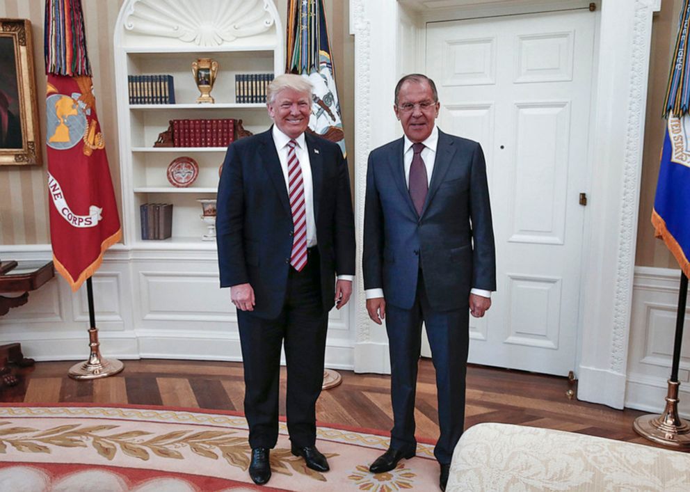 PHOTO: In this May 10, 2017, file photo, President Donald Trump meets with Russian Foreign Minister Sergey Lavrov in the White House in Washington.