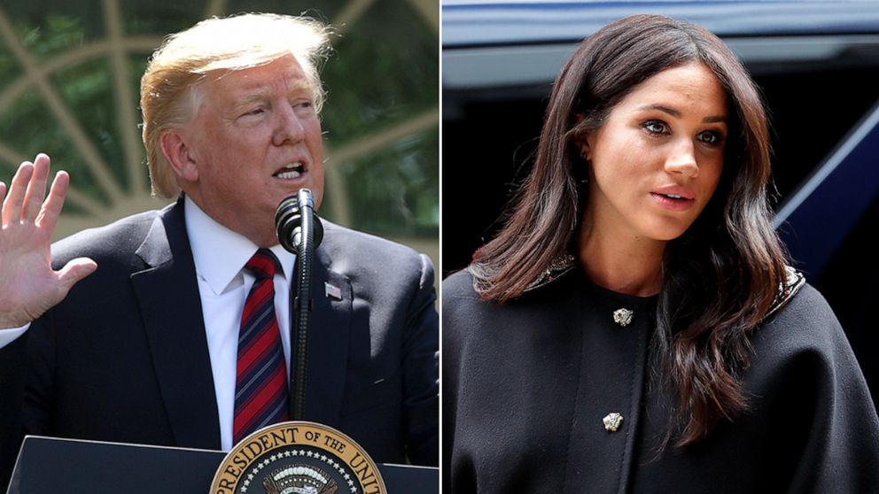 VIDEO: President Trump reacted to Meghan Markle's criticism of him during his 2016 campaign