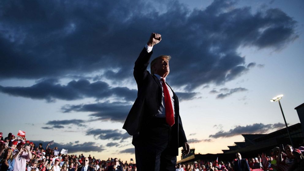 Trump campaign pushes back on poll results showing he could lose ...