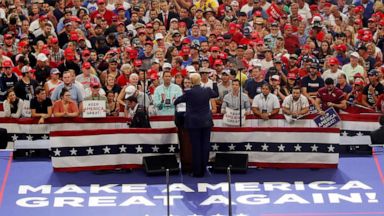 PHOTO: U.S. President Donald Trump speaks as he formally kicking off his re-election bid with a campaign rally in Orlando, Florida, U.S., June 18, 2019. REUTERS/Carlos Barria TPX IMAGES OF THE DAY