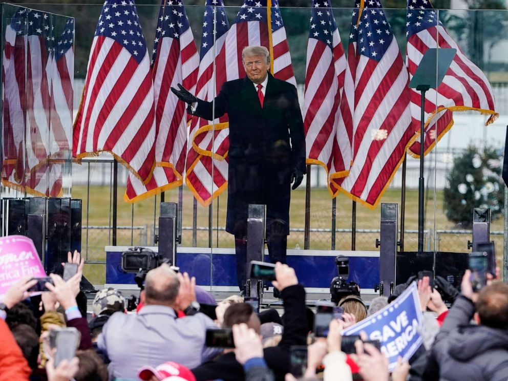 President Trump speaks at Save America Rally in Washington