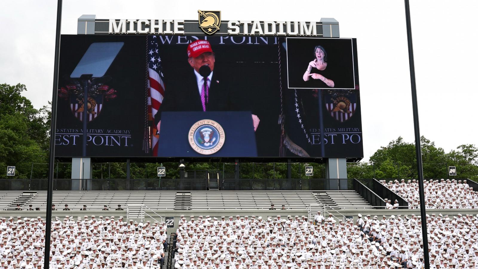 Trump addresses West Point graduates following DEI crackdown at military academies